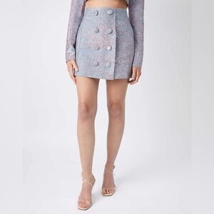 Iridescent Mini Skirt